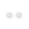 Set 2 agatatori pentru prosoape, Brabantia, MindSet, aluminiu, Alb