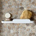 Suport accesorii dus + racleta, Brabantia, MindSet, 42.1x9x7.3 cm, aluminiu, alb