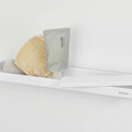 Suport accesorii dus + racleta, Brabantia, MindSet, 42.1x9x7.3 cm, aluminiu, alb