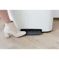Cos de gunoi cu pedala, Brabantia, Bo Pedal, 36 L, 36.3x54x44 cm, otel, alb