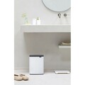 Cos de gunoi, Brabantia, Bo Small, 12 L, 23x29.5x37.5 cm, otel, alb