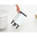 Cos de gunoi, Brabantia, Bo Small, 4 L, 17.2x20x36 cm, otel, alb