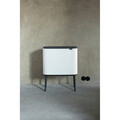 Cos de gunoi cu soft touch, 3 compartimente, Brabantia, Bo Touch, 3x11 L, 31.2x54x68 cm, otel, alb