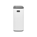 Cos de gunoi cu soft touch, Brabantia, Bo Touch, 60 L, 31.2x54.5x65.6 cm, otel, alb