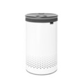 Cos de rufe, Brabantia, White, 60 L, 38x38x63.5 cm, otel, alb