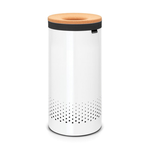 Cos de rufe, Brabantia, White Cork, 35 L, 30x30x63.5 cm, otel/pluta, alb