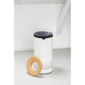 Cos de rufe, Brabantia, White Cork, 35 L, 30x30x63.5 cm, otel/pluta, alb
