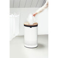 Cos de rufe, Brabantia, White Cork, 60 L, 38x38x63.5 cm, otel/pluta, alb