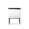 Cos de rufe, Brabantia, White, 60 L, 32x54x67 cm, polipropilena/otel, alb