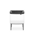 Cos de rufe, Brabantia, White, 60 L, 32x54x67 cm, polipropilena/otel, alb