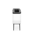 Cos de rufe, Brabantia, White, 60 L, 32x54x67 cm, polipropilena/otel, alb