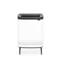 Cos de rufe, Brabantia, White, 2x45 L, 32x54x79 cm, polipropilena/otel, alb