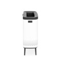 Cos de rufe, Brabantia, White, 2x45 L, 32x54x79 cm, polipropilena/otel, alb
