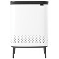 Cos de rufe, Brabantia, White, 2x45 L, 32x54x79 cm, polipropilena/otel, alb