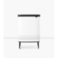 Cos de rufe, Brabantia, White, 2x45 L, 32x54x79 cm, polipropilena/otel, alb