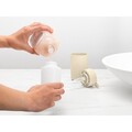 Dispenser sapun lichid, Brabantia, Soft Beige, 9.2x7.6x14.3 cm, 250 ml, polipropilena, bej