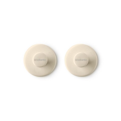 Set 2 agatatori pentru prosoape, Brabantia, Soft Beige, polipropilena, bej