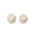 Set 2 agatatori pentru prosoape, Brabantia, Soft Beige, polipropilena, bej