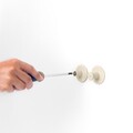 Set 2 agatatori pentru prosoape, Brabantia, Soft Beige, polipropilena, bej