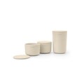 Set 3 recipiente de baie, Brabantia, Soft Beige, polipropilena, bej