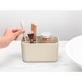 Organizator pentru accesorii baie, Brabantia, Caddy Soft Beige, 19.7x9.8x11 cm, polipropilena, bej