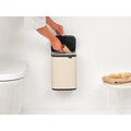 Cos de rufe, Brabantia, Bo Small, 4 L, 17.2x20x27.2 cm, otel, bej