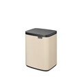 Cos de rufe, Brabantia, Bo Small, 7 L, 20.7x24.2x31.7 cm, otel, bej