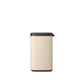 Cos de rufe, Brabantia, Bo Small, 7 L, 20.7x24.2x31.7 cm, otel, bej
