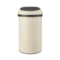 Cos de gunoi cu soft touch, Brabantia, Soft Beige, 60 L, 40x40x71 cm, otel, bej