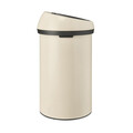 Cos de gunoi cu soft touch, Brabantia, Soft Beige, 60 L, 40x40x71 cm, otel, bej