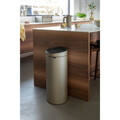 Cos de gunoi cu soft touch, Brabantia, Touch New Metallic, 30 L, 32x29.5x72 cm, otel, auriu