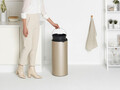 Cos de gunoi cu soft touch, Brabantia, Touch New Metallic, 30 L, 32x29.5x72 cm, otel, auriu