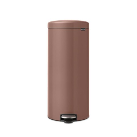 Cos de gunoi cu pedala, Brabantia, NewIcon, 30 L, 38x29.3x67.9 cm, otel, grej satinat