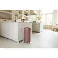 Cos de gunoi cu pedala, Brabantia, NewIcon, 30 L, 38x29.3x67.9 cm, otel, grej satinat