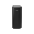 Cos de gunoi cu soft touch, Brabantia, Bo Touch Matt, 60 L, 31.2x54.5x65.6 cm, otel, negru mat