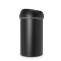 Cos de gunoi cu soft touch, Brabantia, Mineral Moonlight Black, 60 L, 40x40x71 cm, otel, negru