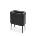 Cos de rufe Bo 60 L, Brabantia, Matt, 32x54x67 cm, polipropilena/otel, negru mat