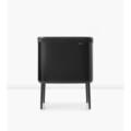 Cos de rufe Bo 60 L, Brabantia, Matt, 32x54x67 cm, polipropilena/otel, negru mat