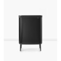 Cos de rufe Bo 2x45 L, Brabantia, Matt, 32x54x79 cm, polipropilena/otel, negru mat