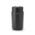 Dispenser sapun lichid, Brabantia, Dark Grey, 9.2x7.6x14.3 cm, 250 ml, polipropilena, gri inchis