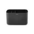 Organizator pentru accesorii baie, Brabantia, Caddy Dark Grey, 19.7x9.8x11 cm, polipropilena, gri inchis