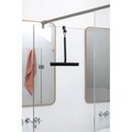 Racleta pentru dus, Brabantia, Dark Grey, 24x26 cm, polipropilena/sillicon, gri inchis