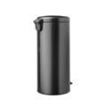Cos de gunoi cu pedala, Brabantia, NewIcon, 30 L, 38x29.3x67.9 cm, otel, gri inchis