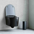 Suport role rezerva hartie igienica, Brabantia, MindSet Infinite Grey, 15.1x13.7x30 cm, otel, gri