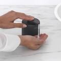 Dispenser sapun lichid, Brabantia, MindSet Infinite Grey, 9.5x8x11 cm, 200 ml, otel, gri