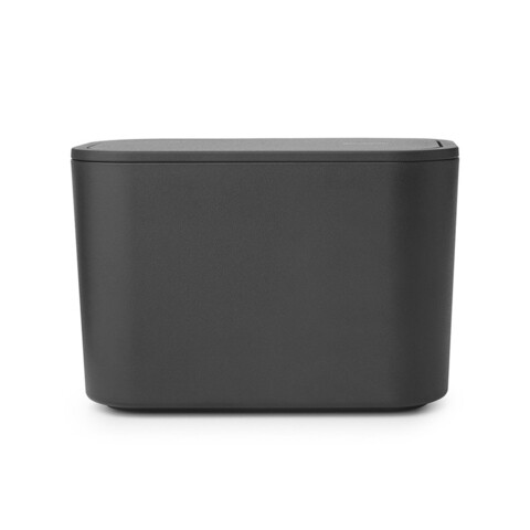 Cutie deseuri cosmetice, Brabantia, Waste Caddy, 15x8.5x9.8 cm, polipropilena, gri inchis
