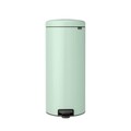 Cos de gunoi cu pedala, Brabantia, NewIcon Jade Green, 30 L, 38x29.3x67.9 cm, otel, verde jad