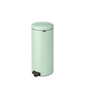 Cos de gunoi cu pedala, Brabantia, NewIcon Jade Green, 30 L, 38x29.3x67.9 cm, otel, verde jad