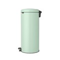 Cos de gunoi cu pedala, Brabantia, NewIcon Jade Green, 30 L, 38x29.3x67.9 cm, otel, verde jad
