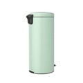 Cos de gunoi cu pedala, Brabantia, NewIcon Jade Green, 30 L, 38x29.3x67.9 cm, otel, verde jad